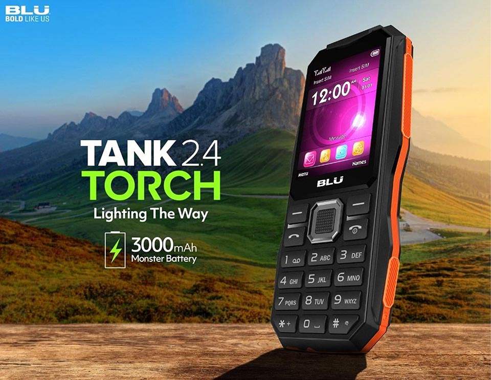 گوشی موبایل بلو مدل Tank 2.4 Torch دو سیم کارت